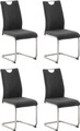 MCA furniture Freischwinger »MCA TERESINA Schwingstuhl mit Griffloch«, Feingewebe, Griffloch