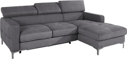 COTTA Ecksofa, inklusive Kopfteilverstellung, wahlweise mit Bettfunktion