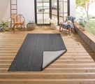 my home Teppich »Rhodos«, rechteckig, 3 mm Höhe, Sisal-Optik, Flachgewebe, In- und Outdoor geeignet, Wohnzimmer, Terrasse, Balkon