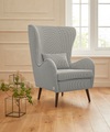 Guido Maria Kretschmer Home&Living Sessel »Salla«, wahlweise mit oder ohne Hocker, grosser Sessel: Masse B/T/H: 78/94/118 cm, Bezug auch in Luxus-Microfaser in Teddyfelloptik