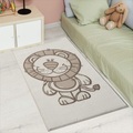 Carpet City Kinderteppich »MARA717«, rechteckig, Kinderzimmer Teppich Tiere Beige Spielzimmer