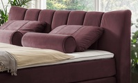 Leonique Dekokissen »Océane«, (2 St., passend zum Bett Océane Samtvelours in Farbe Lilac), passend zum Bett Oceáne in Samtvelours und Feinstruktur, 2-er Set