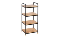 Wenko - Regal Loft mit 4 Etagen, Bambus