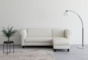 Dorel Home Ecksofa »Felix II Schlafsofa 241cm (Liegefl. 108/195 cm), Recamiere tauschbar,«, verstellb. Rückenlehne, Sitzhöhe 46 cm, Cord