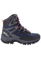 Jack Wolfskin Wasserdichte Wanderschuhe Damen Rebellion Guide Texapore Mid Women 41 blau blue / coral
