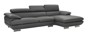 CALIA ITALIA Ecksofa »Magic«, in 2 Lederqualitäten