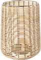 Home affaire Windlicht »Kerzenhalter Vallenay«, (1 St.), aus Naturweide und Metall
