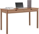 MY HOME, my home Schreibtisch »Gava«, aus massiven Kiefernholz, mit praktischen Griffmulden, in unterschiedlichen Farbvarianten, Breite 140 cm