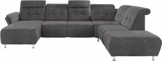 Places of Style Wohnlandschaft »Manhattan«, 2 Sitze mit elektrischer Relaxfunktion, verstellbare Armlehnen