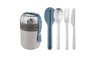 BergHOFF Lunchbox Leo Line Grau Blau