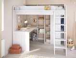 Parisot Hochbett »Higher«, inkl. Schrank und Schreibtisch