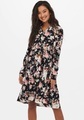 ONLY Blusenkleid »ONLLARRY L/S SHORT SHIRT DRESS PTM«, mit Volant