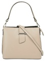 Cluty Henkeltasche, echt Leder, Made in Italy