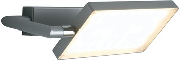 LED-Wandleuchte Book, grau