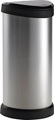 Curver DECO Bin 240641 Mülleimer 40 l (B x H x T) 335 x 685 x 285 mm Silber, Schwarz 1 St.