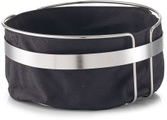 Zeller, Zeller - Brotkorb 22 x 11 cm - Schwarz und Silber