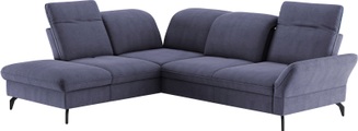 sit&more Ecksofa »Leandro L-Form«, Wahlweise mit Bett-, Kopfteil - und Armlehnfunktion, sowie Stauraum