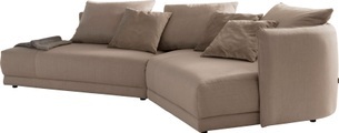 designwerk Ecksofa »New York«, mit moderner Rundung im Korpus