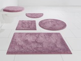 my home Badematte »Jos«, Höhe 22 mm, rutschhemmend beschichtet, fussbodenheizungsgeeignet-schnell trocknend, Pastell Farben