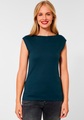 STREET ONE Shirttop »Style Ada«, mit herzförmigem Ausschnitt