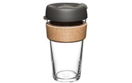 KeepCup, KeepCup Thermobecher L Glas/Kork, 454 ml