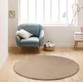 my home Teppich »Kurzflor-Webteppich GRANADA«, rechteckig, uni einfarbig weich Soft Touch mit Glanz