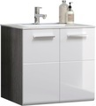 trendteam Waschbeckenunterschrank »Riva«, 2 Korpusfarben, Breite 62 cm, Hänge-Waschbeckenunterschrank