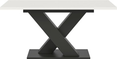 INOSIGN, INOSIGN Esstisch »Motus, ausziehbar 150 -190 cm, inklusive 40 cm Einlegeplatte«, X-Gestell mit Bodenplatte, Tisch, Küchentisch, Esszimmer, Küche