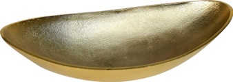 HOME AFFAIRE, Home affaire Schale »Julia« aus Aluminium, oval