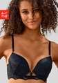 LASCANA Push-up-BH, mit integrierten Kissen und modischer Spitze, Dessous