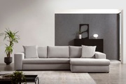 ANDAS, andas Ecksofa »SLEETLAND XXL in Samtvelours oder Vintage-Leder-Optik«, besonders gross und bequem
