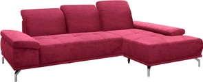Places of Style Ecksofa »Caluna«, mit Sitztiefen- und Kopfteilverstellung