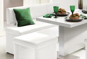 HOMEXPERTS, Homexperts Sitzbank »Charisse«, (1 St.), wahlweise mit Rückenlehne