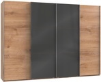 Fresh To Go Schwebetürenschrank »Level«, mit Glastüren und Synchronöffnung