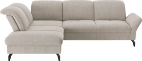 SIT&MORE, sit&more Ecksofa, Wahlweise mit Bett-, Kopfteil - und Armlehnfunktion, sowie Stauraum