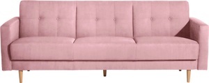 Max Winzer® 3-Sitzer »Jesper«, Schlafsofa mit Knopfheftung im Rücken, inklusive Bettkasten