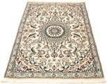 morgenland Wollteppich »Nain 9la Teppich handgeknüpft beige«, rechteckig, 8 mm Höhe