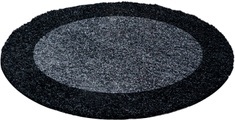 Ayyildiz Teppiche Hochflor-Teppich »Life Shaggy 1503«, rund, Wohnzimmer
