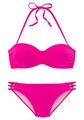 Vivance Bügel-Bandeau-Bikini, in trendiger Unifarbe