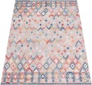 Paco Home Teppich »Fusion 764«, rechteckig, 10 mm Höhe, Kurzflor, Rauten Muster, In- und Outdoor geeignet, Wohnzimmer