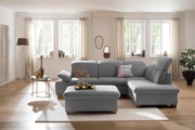 Home affaire Ecksofa »Maven«, mit Ottomane, Kopfteil- und Armlehn-Verstellung, Federkern