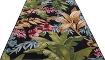 HANSE Home Outdoorteppich »Tropical Flowers«, rechteckig, 3 mm Höhe, strapazierfähig, robust, pflegeleicht, fussbodenheizungsgeeignet