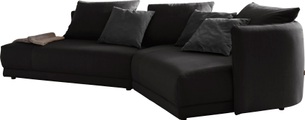 designwerk Ecksofa »New York«, mit moderner Rundung im Korpus