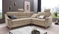 Places of Style Ecksofa »Cardoso«, Federkern, wahlweise mit Bett, Schubkasten, teilweise Relaxfunktion