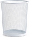 Zeller - Papierkorb, Mesh, weiss