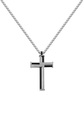 Police Kette mit Anhänger »Kreuz, PREIKE, PJ26479PSB.01«