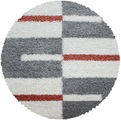 Ayyildiz Teppiche Hochflor-Teppich »Gala Shaggy 2505«, rund, Wohnzimmer
