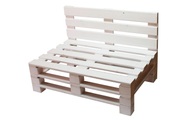 Innovesta, Innovesta Gartenbank »Palettensofa weiss«, Holzart: Tanne (Bosnien und Herzegowina)