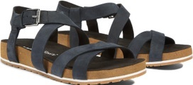 Timberland Malibu Waves Ankle Damen Flache Sandalette Schwarz