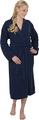 Wewo fashion Unisex-Bademantel »3048«, (1 St., mit Gürtel), für Damen & Herren, leichter Kimono-Schnitt, reine Baumwolle, lang
